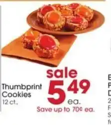 Giant Eagle Thumbprint Cookies offer