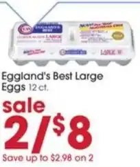 Giant Eagle Eggland's Best Large Eggs offer