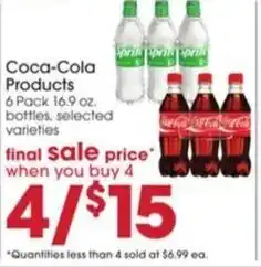 Giant Eagle Coca-Cola Products offer