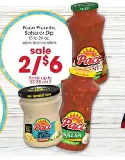 Giant Eagle Pace Picante Salsa or Dip offer