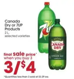 Giant Eagle Canada Dry or 7UP Products offer