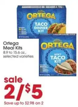Giant Eagle Ortega Meal Kits offer