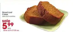 Giant Eagle Sliced Loaf Cakes offer