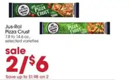 Giant Eagle Jus-Rol Pizza Crust offer
