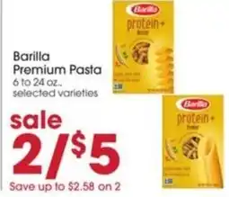 Giant Eagle Barilla Premium Pasta offer