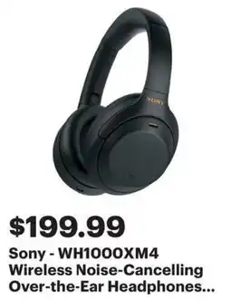 Best Buy Wireless Noise-Cancelling Over-the-Ear Headphones offer