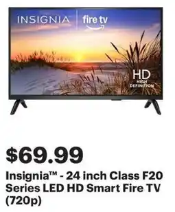 Best Buy Insignia - 24 inch Class F20 Series LED HD Smart Fire TV offer