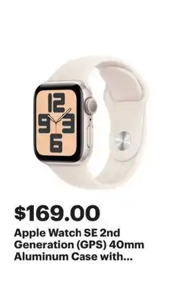 Best Buy Apple Watch SE offer