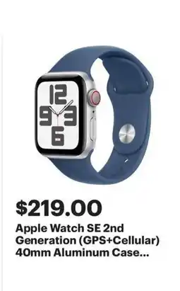 Best Buy Apple Watch SE offer