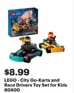 Best Buy LEGO - City Go-Karts and Race Drivers Toy Set for Kids offer