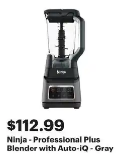 Best Buy Ninja - Professional Plus Blender with Auto-iQ - Gray offer