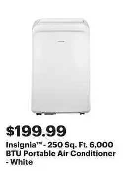 Best Buy Insignia- Portable Air Conditioner - White offer