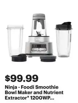 Best Buy Ninja - Foodi Smoothie Bowl Maker and Nutrient Extractor offer