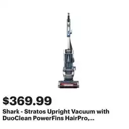 Best Buy Shark - Stratos Upright Vacuum with DuoClean PowerFins HairPro offer
