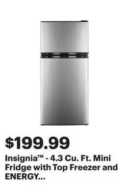 Best Buy Insignia -4.3 Cu. Ft. Mini Fridge offer