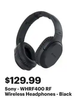 Best Buy Wireless Headphones - Black offer