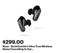 Best Buy Bose QuietComfort Ultra True Wireless Noise Cancelling offer