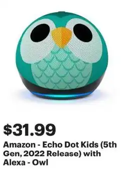 Best Buy Amazon - Echo Dot Kids offer