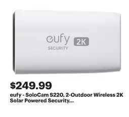 Best Buy eufy - SoloCam S220 offer