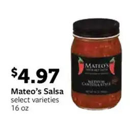 Fareway Mateo's Salsa offer