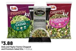 Fareway Dole and Taylor Farms Chopped and Premium Salad Kits offer