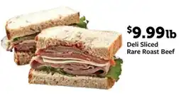 Fareway Deli Sliced Rare Roast Beef offer