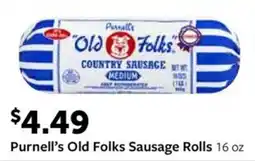 Fareway Purnell's Old Folks Sausage Rolls offer
