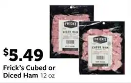 Fareway Frick's Cubed or Diced Ham offer