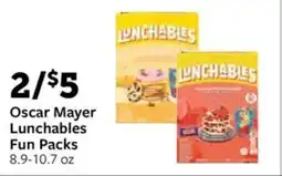 Fareway Oscar Mayer Lunchables Fun Packs offer
