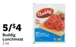 Fareway Buddig Lunchmeat offer