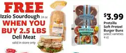 Fareway Soft Pretzel Burger Buns offer