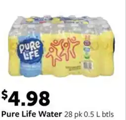 Fareway Pure Life Water offer