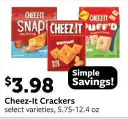 Fareway Cheez-It Crackers offer