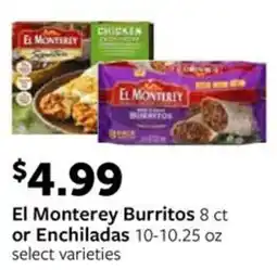 Fareway El Monterey Burritos offer