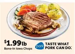 Fareway Bone-In Iowa Chops offer