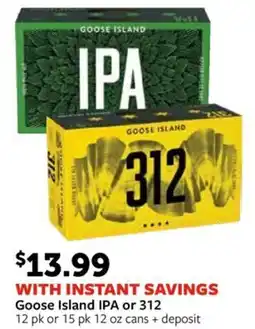 Fareway Goose island ipa or 312 offer