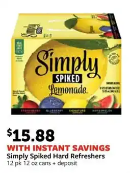 Fareway Simply Spiked Hard Refreshers offer
