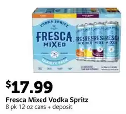 Fareway Fresca Mixed Vodka Spritz offer