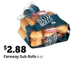 Fareway Fareway Sub Rolls offer