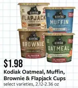 Fareway Kodiak Oatmeal Muffin Brownie & Flapjack Cups offer