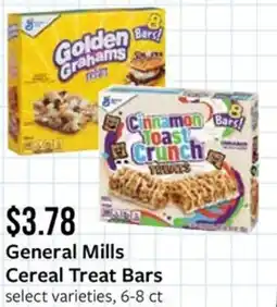Fareway General Mills Cereal Treat Bars offer
