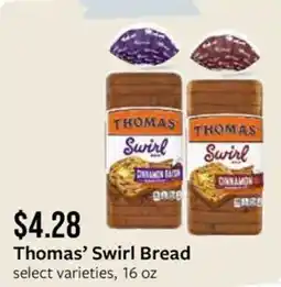 Fareway Thomas' Swirl Bread offer