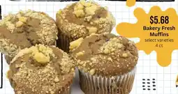 Fareway Bakery Fresh Muffins offer