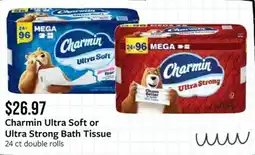 Fareway Charmin Ultra Soft or Ultra Strong Bath Tissue offer