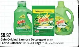 Fareway Gain Original Laundry Deteregent offer