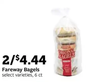 Fareway Fareway Bagels offer