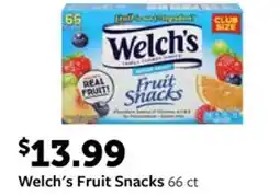 Fareway Welch's Fruit Snacks offer