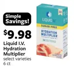 Fareway Liquid I.V. Hydration Multiplier offer