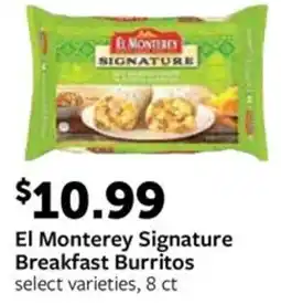 Fareway El Monterey Signature Breakfast Burritos offer