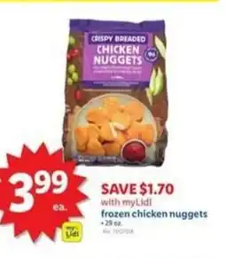 Lidl frozen chicken nuggets offer